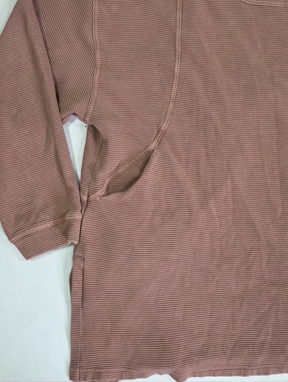 Free People Movement It Takes Two Layer Top Women's Size S Fired Clay Boho Boxy - Picture 4 of 11